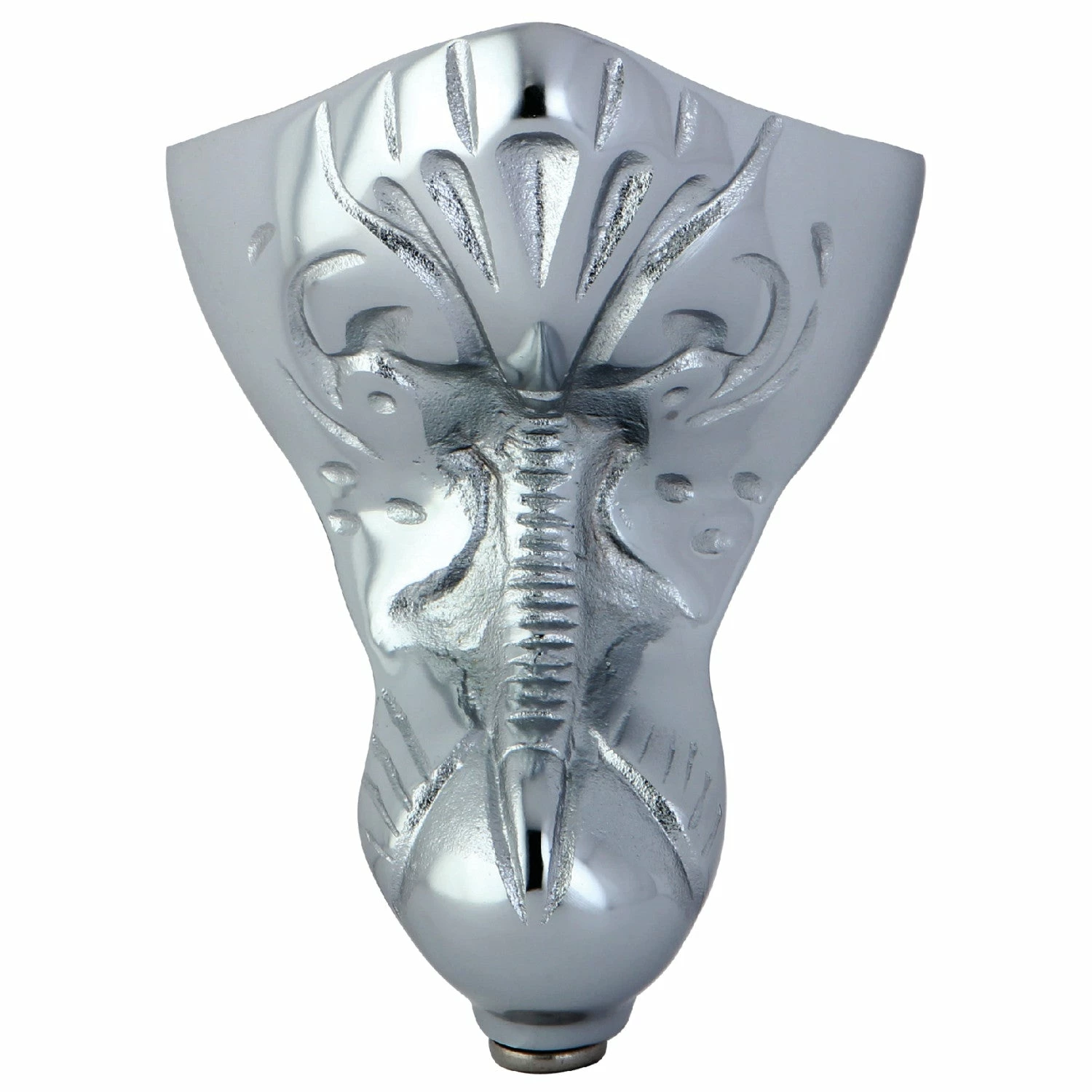 Aqua Eden VCTNT1 4-Piece (Set) Tudor Cast Iron Tub Feet, Polished Chrome