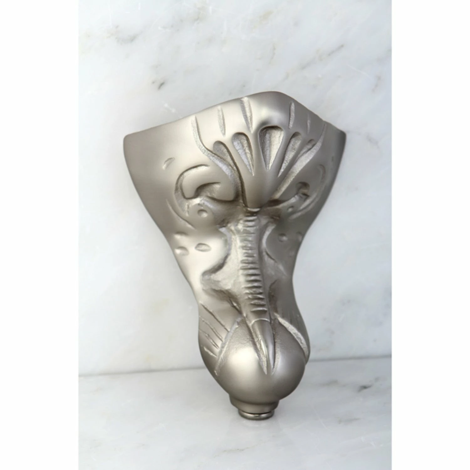 Aqua Eden VCTNT8 4-Piece (Set) Tudor Cast Iron Tub Feet, Brushed Nickel - Image 3