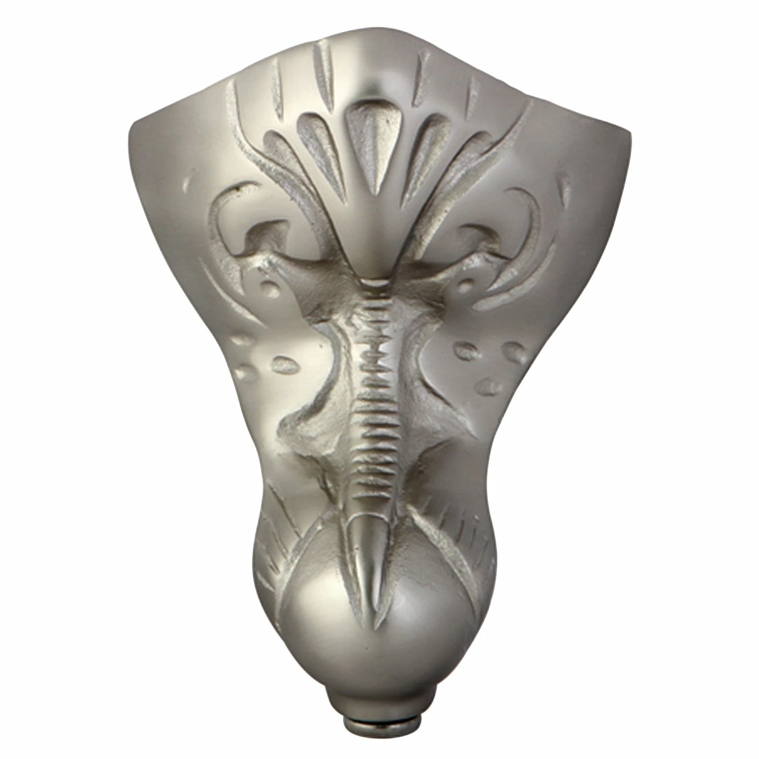 Aqua Eden VCTNT8 4-Piece (Set) Tudor Cast Iron Tub Feet, Brushed Nickel