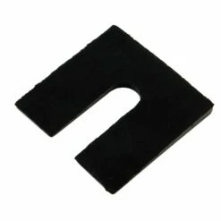 VCTZHDWRSH Rubber Shim Slant Washer For Tub Feet, Black