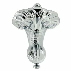 Aqua Eden VFMHJN1 4-Piece (Set) Aluminum Tub Feet, Polished Chrome