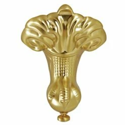 Aqua Eden VFMHJN7 4-Piece (Set) Aluminum Tub Feet, Brushed Brass