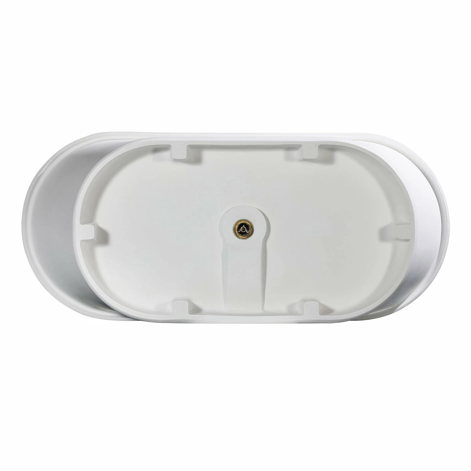 Arcticstone VRTDS683027 67-Inch Solid Surface White Stone Pedestal Tub With Drain, Matte White/Glossy White - Image 8