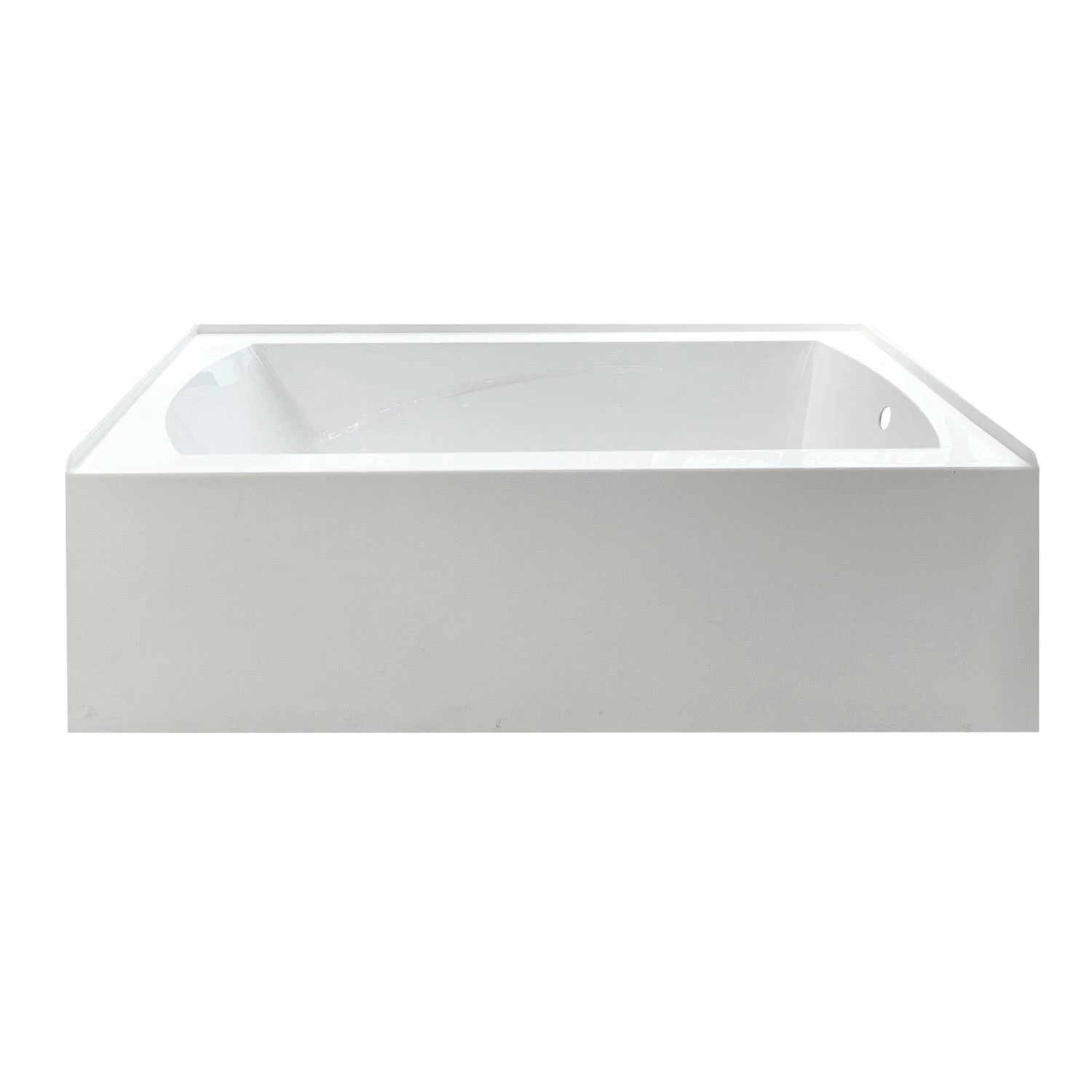 Oriel VTAM6032R21 60-Inch Acrylic Alcove Tub With Right Hand Drain Hole, White - Image 2
