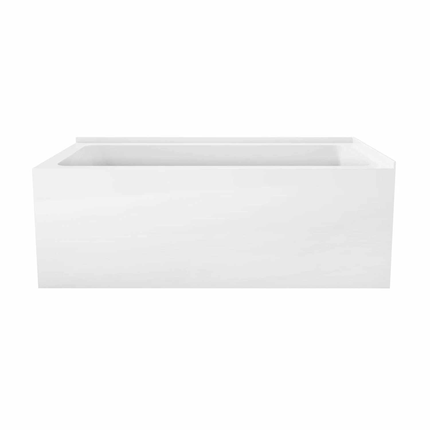 Aqua Eden VTAP6030R22TS 60-Inch Acrylic Alcove Tub With Right Hand Drain Hole, White - Image 4