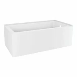 Aqua Eden VTAP6032R21TS 60-Inch Acrylic Alcove Tub With Right Hand Drain Hole, White