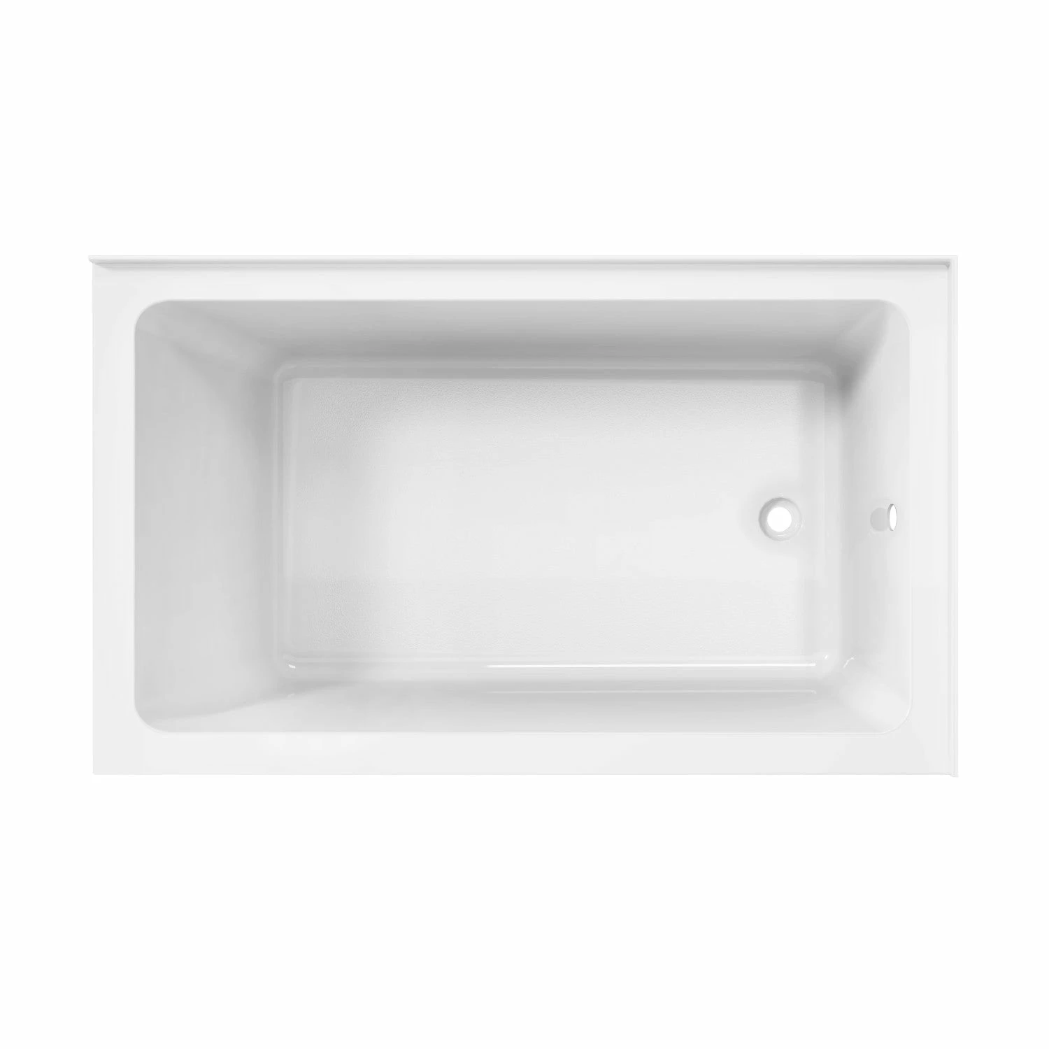Aqua Eden VTAP6036R22TS 60-Inch Acrylic Alcove Tub With Right Hand Drain Hole, White - Image 4
