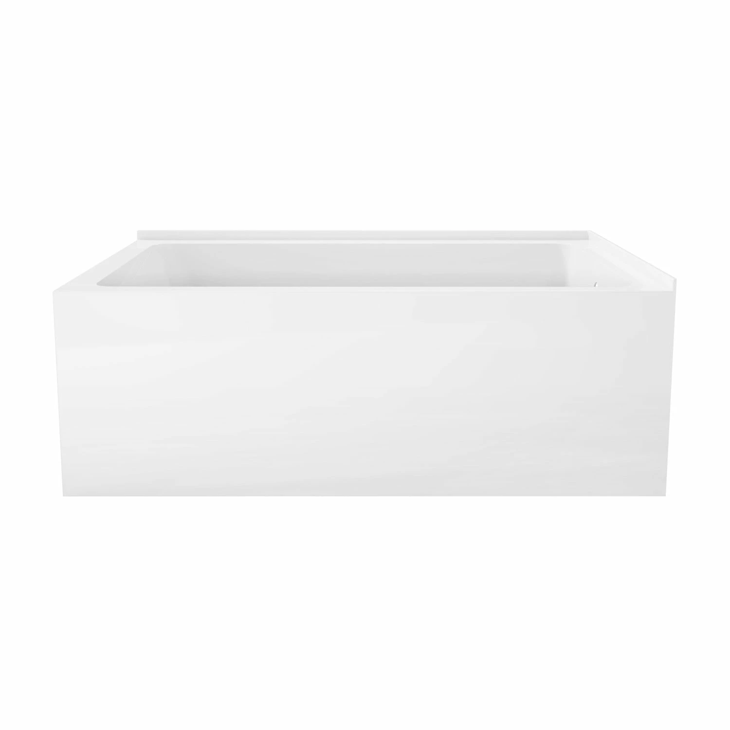 Aqua Eden VTAP6036R22TS 60-Inch Acrylic Alcove Tub With Right Hand Drain Hole, White - Image 5