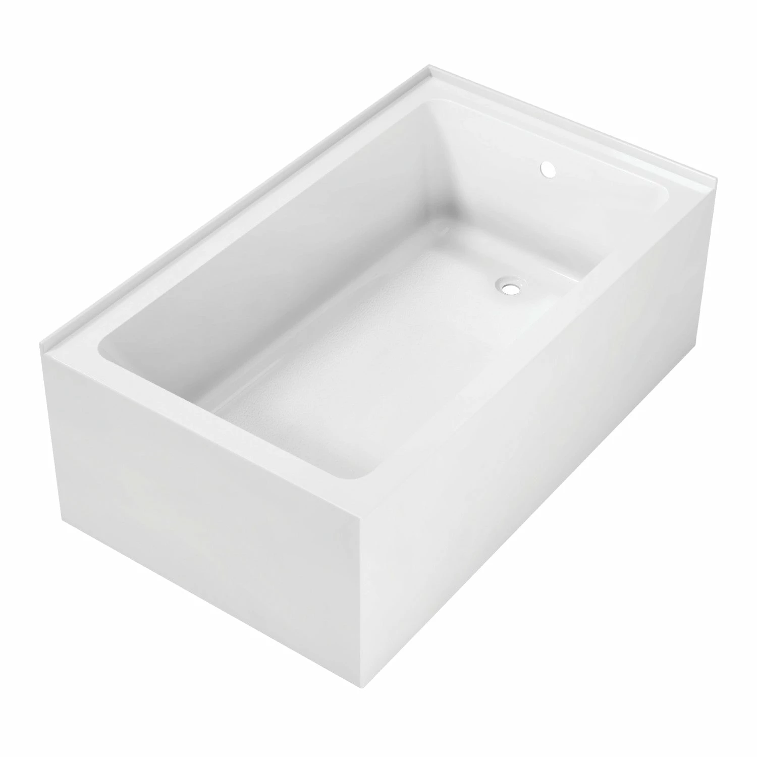 Aqua Eden VTAP6036R22TS 60-Inch Acrylic Alcove Tub With Right Hand Drain Hole, White - Image 3