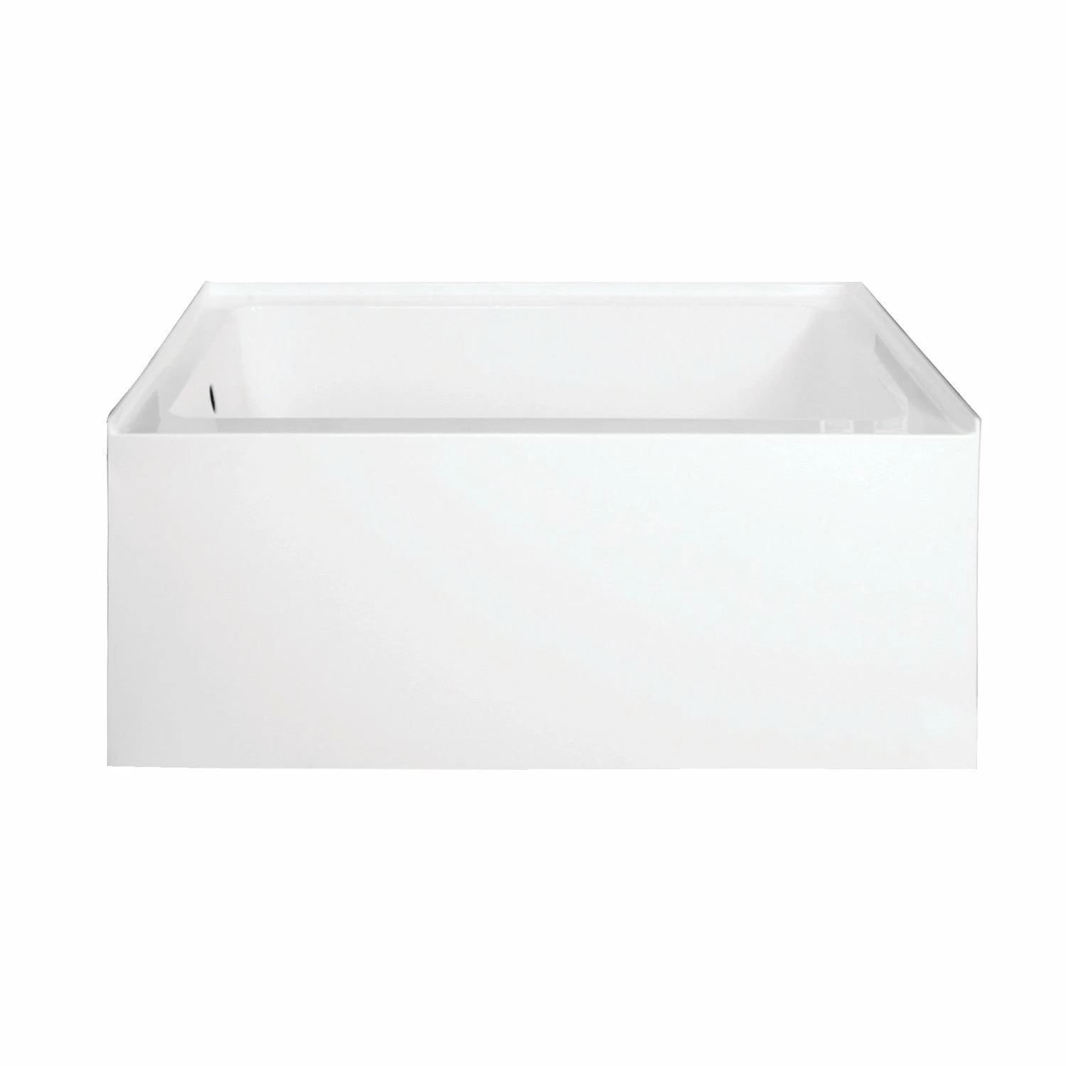Ambry VTDE483222L 48-Inch Alcove Tub With Left Hand Drain Hole, White
