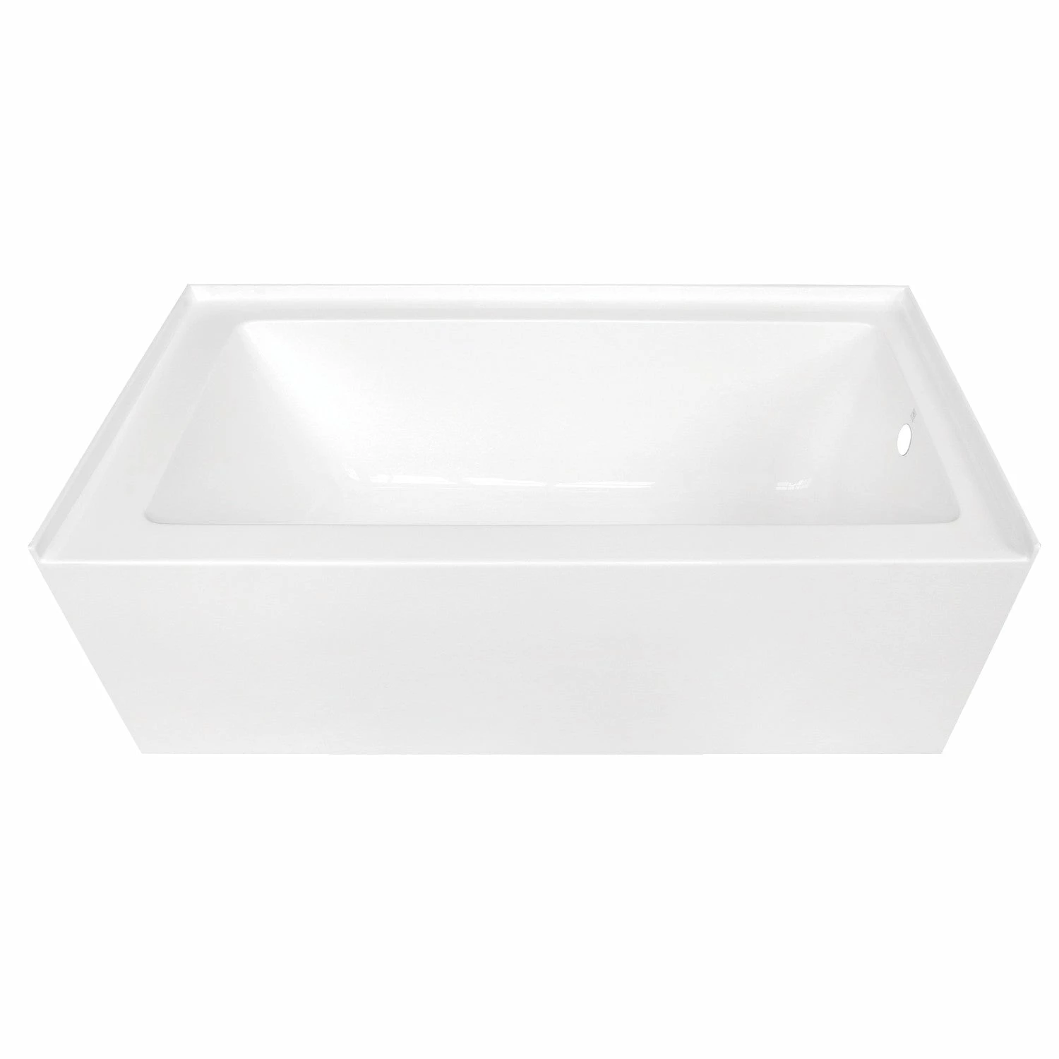 Aqua Eden VTDE603122R 60-Inch Acrylic Alcove Tub With Right Hand Drain Hole, White - Image 2