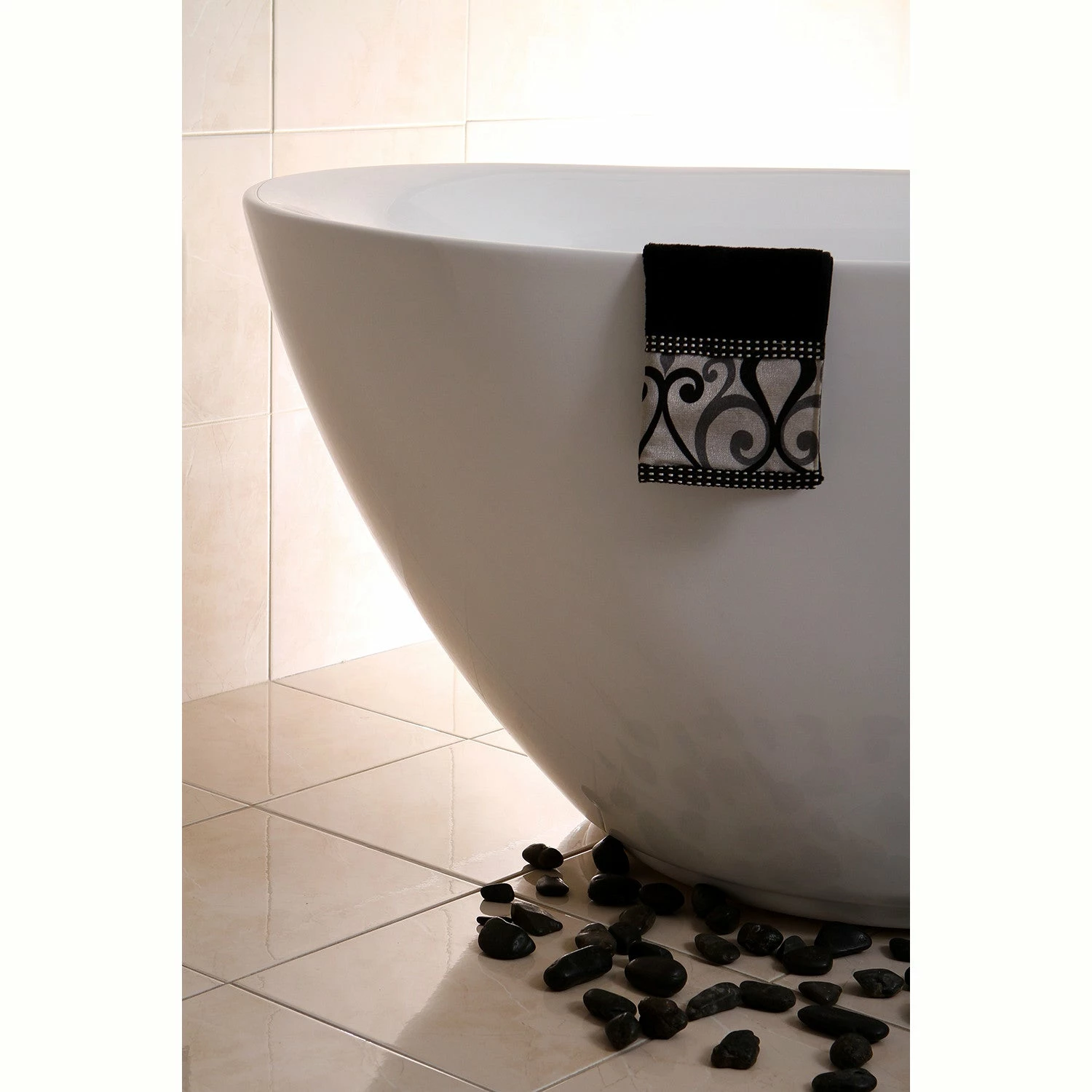 Aqua Eden VTDE713321 71-Inch Acrylic Double Ended Freestanding Tub With Drain, White - Image 5