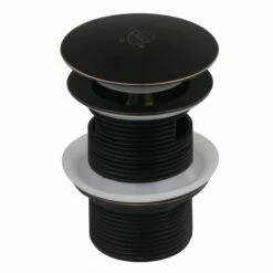 Trimscape VTDESHOENB Brass Toe Touch Tub Drain Shoe With Overflow, Naples Bronze