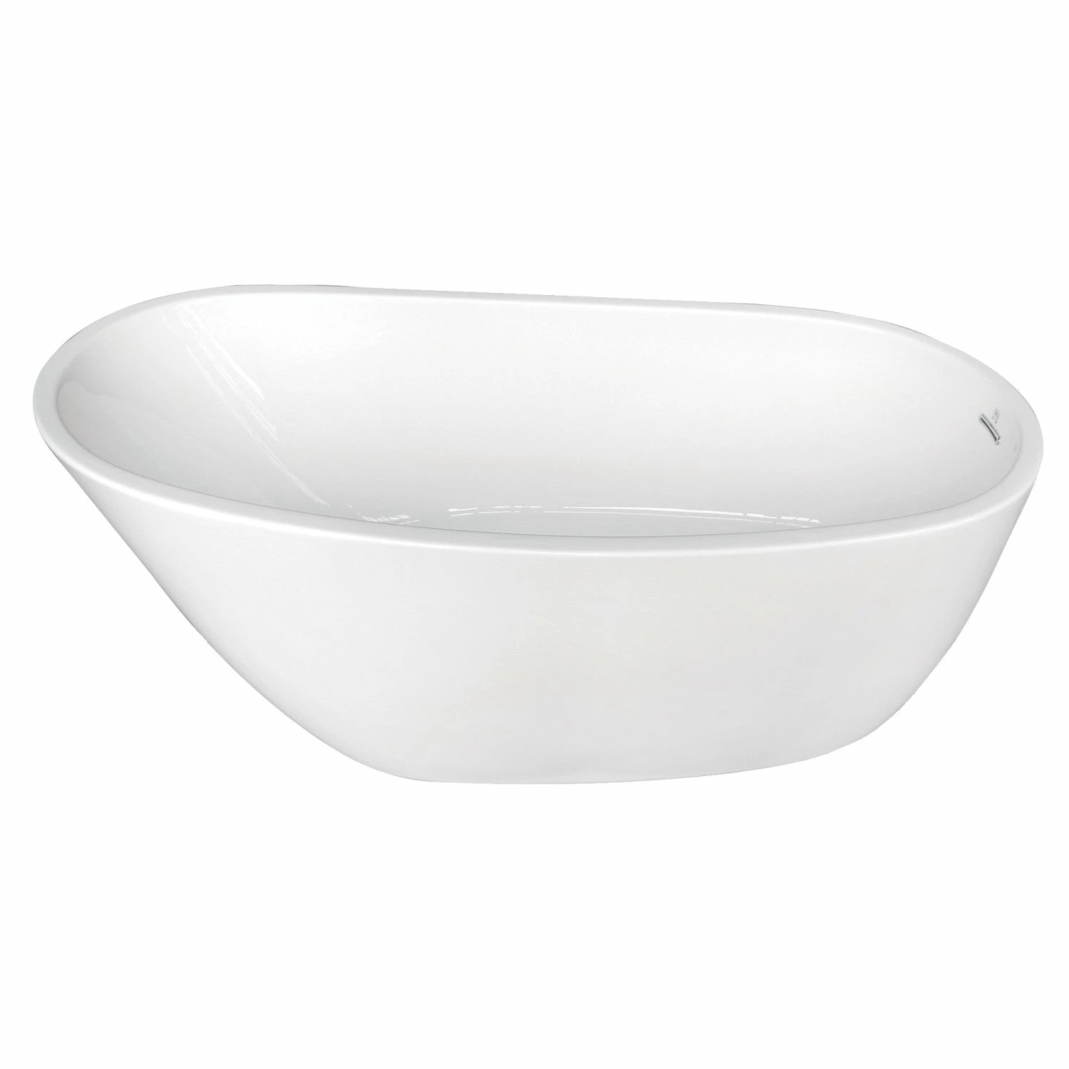 Aqua Eden VTRS592928 59-Inch Acrylic Single Slipper Freestanding Tub With Drain, White - Image 12