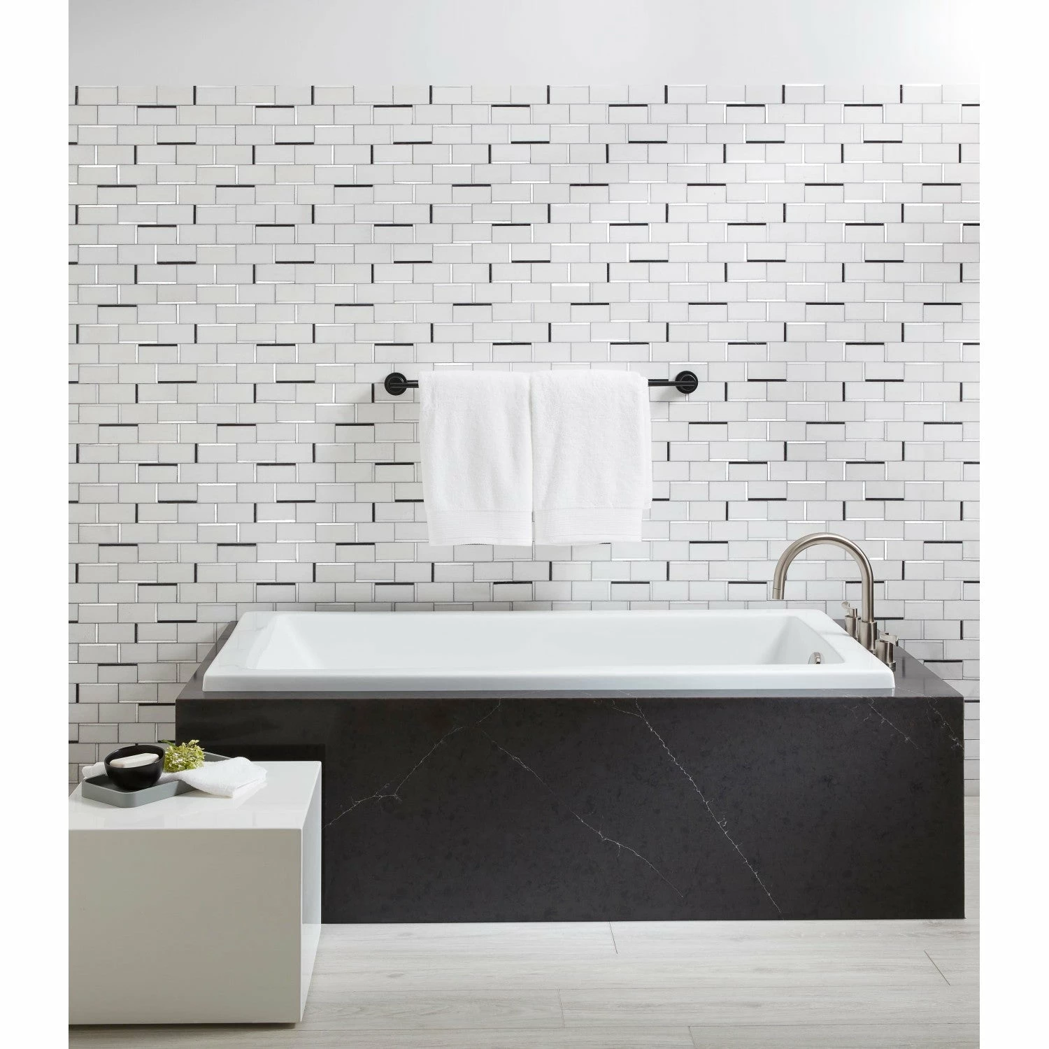 Aqua Eden XVTPN593017 59-Inch Acrylic Rectangular Drop-In Tub With Reversible Drain Hole, White - Image 2